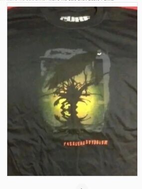 The Cure,Pasadena concert tshirt